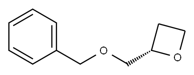(S)-2-((苄氧基)甲基)氧杂环丁烷 结构式