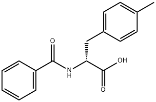 N-BZ-D-4-甲基苯丙氨酸 结构式