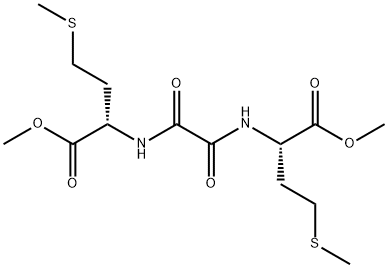 (S,S)-2-[[[1-(methoxycarbonyl)-3-(methylsulfanyl)propylamino]oxalyl]amino]-4-(methylsulfanyl)butyric acid methyl ester 结构式