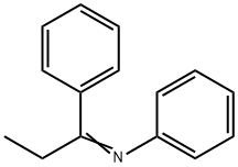 Benzenamine, N-(1-phenylpropylidene)- 结构式