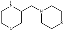 Morpholine,3-(4-thiomorpholinylmethyl)- 结构式