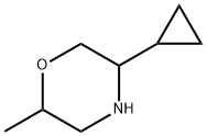 Morpholine, 5-cyclopropyl-2-methyl- 结构式