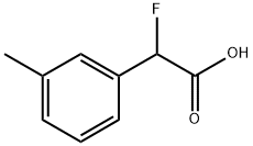 Benzeneacetic acid, α-fluoro-3-methyl- 结构式