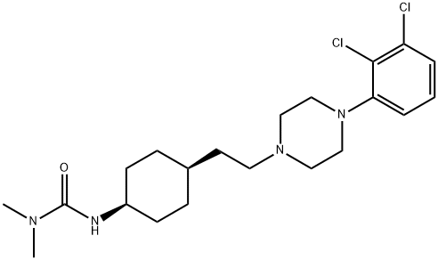 卡利拉嗪顺式杂质 结构式