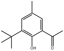 1-[3-(1,1-Dimethylethyl)-2-hydroxy-5-methylphenyl]ethanone 结构式