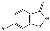 1,2-Benzisothiazol-3(2H)-one, 6-amino- 结构式