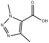 1,4-二甲基-1H-1,2,3-三唑-5-羧酸 结构式