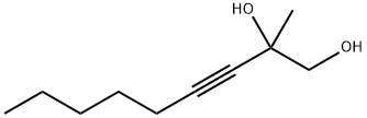 3-Nonyne-1,2-diol, 2-methyl- 结构式