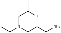 2-Morpholinemethanamine, 4-ethyl-6-methyl- 结构式