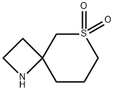 6-硫A-1-氮杂螺[3.5]壬烷6,6-二氧化物 结构式