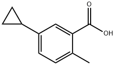 5-环丙基-2-甲基苯甲酸 结构式