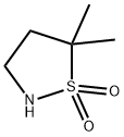 5,5-dimethyl-1lambda6,2-thiazolidine-1,1-dione 结构式