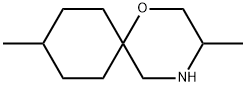 1-Oxa-4-azaspiro[5.5]undecane, 3,9-dimethyl- 结构式