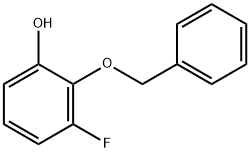 2-苄氧基-3-氟苯酚 结构式