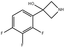 3-(2,3,4-三氟苯基)氮杂环丁烷-3-醇 结构式