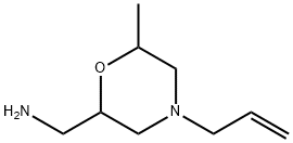 2-Morpholinemethanamine,6-methyl-4-(2-propen-1-yl)- 结构式