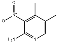 2-Pyridinamine, 4,5-dimethyl-3-nitro- 结构式