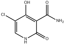 3-Pyridinecarboxamide, 5-chloro-1,2-dihydro-4-hydroxy-2-oxo- 结构式