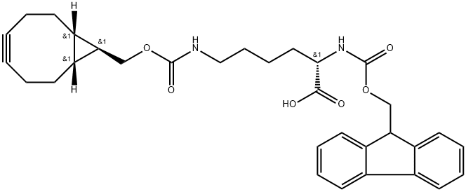 Click Amino Acid / exo-BCN – Fmoc – L - Lysine (BCN) 结构式