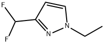 3-(二氟甲基)-1-乙基-1H-吡唑 结构式