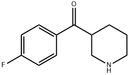 Methanone, (4-fluorophenyl)-3-piperidinyl- 结构式