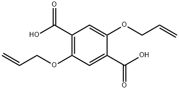 2,5-双(烯丙氧基)对苯二甲酸 结构式