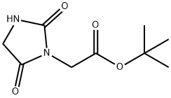 tert-Butyl 2-(2,5-dioxoimidazolidin-1-yl)acetate 结构式