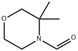 4-Morpholinecarboxaldehyde, 3,3-dimethyl- 结构式
