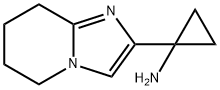 1-(5,6,7,8-四氢咪唑并[1,2-A]吡啶-2-基)环丙烷-1-胺 结构式