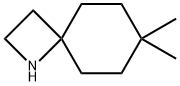 7,7-DIMETHYL-1-AZASPIRO[3.5]NONANE 结构式