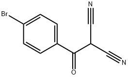 2-(4-溴苯甲酰基)丙二腈 结构式