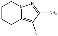PYRAZOLO[1,5-A]PYRIDIN-2-AMINE, 3-CHLORO-4,5,6,7-TETRAHYDRO- 结构式