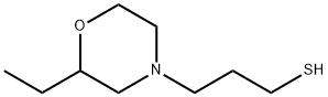4-Morpholinepropanethiol, 2-ethyl 结构式