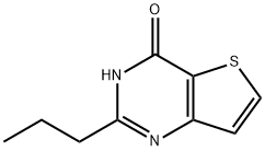 2-丙基噻吩并[3,2-D]嘧啶-4(3H)-酮 结构式