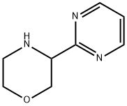 Morpholine, 3-(2-pyrimidinyl)- 结构式