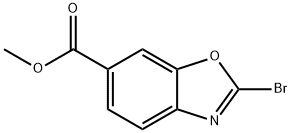 2-溴苯并[D]唑-6-羧酸甲酯 结构式