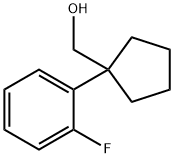 1-(2-氟苯基)环戊基甲醇 结构式