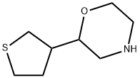Morpholine,2-(tetrahydro-3-thienyl)- 结构式