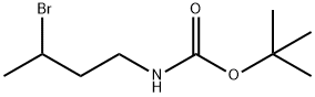 Carbamic acid, N-(3-bromobutyl)-, 1,1-dimethylethyl ester 结构式