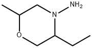 4-Morpholinamine, 5-ethyl-2-methyl- 结构式