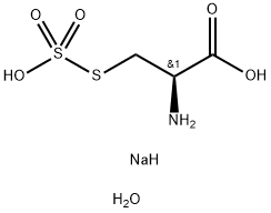 S-磺基-L-半胱氨酸钠盐 结构式