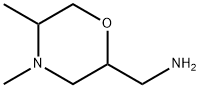 2-Morpholinemethanamine, 4,5-dimethyl- 结构式