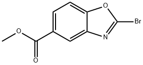 2-溴苯并[D]噁唑-5-羧酸甲酯 结构式