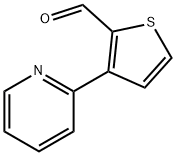 2-Thiophenecarboxaldehyde, 3-(2-pyridinyl)- 结构式