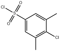 4-氯-3,5-二甲基苯磺酰氯 结构式