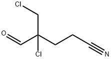 Pentanenitrile, 4-chloro-4-(chloromethyl)-5-oxo- 结构式