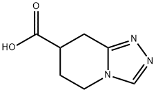 5,6,7,8-四氢-[1,2,4]三唑并[4,3-A]吡啶-7-羧酸 结构式