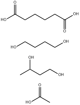 聚己二酸-1,4-丁二醇酯 结构式