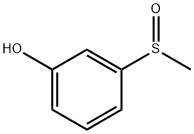 3-(甲基亚磺酰基)苯酚 结构式