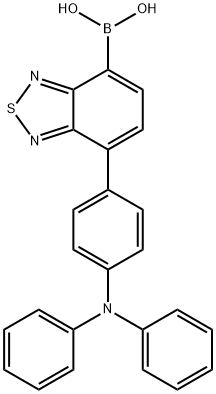 BORONIC ACID, B-[7-[4-(DIPHENYLAMINO)PHENYL]-2,1,3-BENZOTHIADIAZOL-4-YL]- 结构式